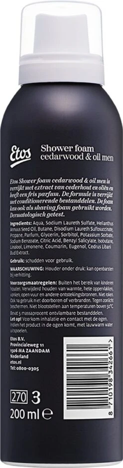 Etos Doucheschuim - Cedarwood & Oil - 2-in-1 - Mannen - 6 X 200 Ml -Lichaamsverzorging Winkel 317x1200 2