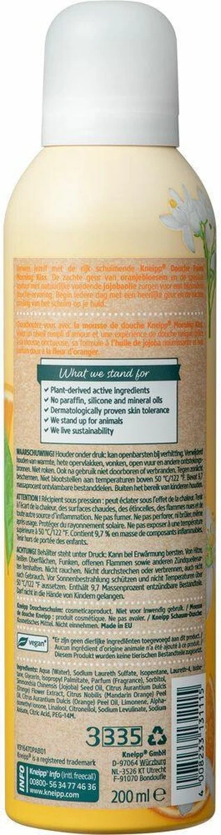 Kneipp Morning Kiss - Douche Foam 5 Kneipp Morning Kiss - Douche Foam - Afbeelding 3