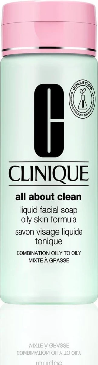 Clinique Liquid Facial Soap Gezichtsreiniger Oily Combination - 200 Ml 7 Clinique Liquid Facial Soap Gezichtsreiniger Oily Combination - 200 Ml - Afbeelding 5