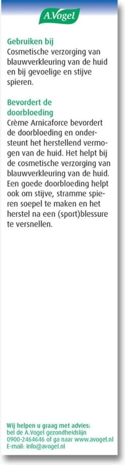 A.Vogel Arnica Vallen En Stoten Crème - Verzorgt De Blauwverkleurde Huid - 30 G 18 A.Vogel Arnica Vallen En Stoten Crème - Verzorgt De Blauwverkleurde Huid - 30 G -Lichaamsverzorging Winkel 324x1200 4