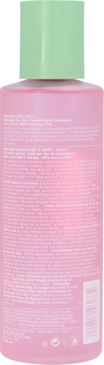 Clinique Clarifying Lotion 3 Reinigingslotion Vette Huid - 400 Ml 6 Clinique Clarifying Lotion 3 Reinigingslotion Vette Huid - 400 Ml - Afbeelding 4