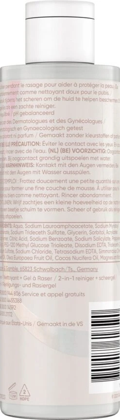 Gillette Venus Satin Care Voor Schaamhaar - 2-In-1 Reiniger + Scheergel - 190 Ml -Lichaamsverzorging Winkel 344x1200 6