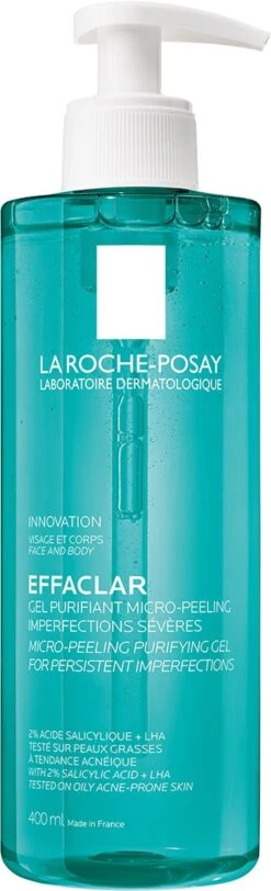 La Roche-Posay Effaclar Zuiverende Micro-Peeling Gel - 400ml - Onzuivere Huid 7 La Roche-Posay Effaclar Zuiverende Micro-Peeling Gel - 400ml - Onzuivere Huid -Lichaamsverzorging Winkel 365x1200 1