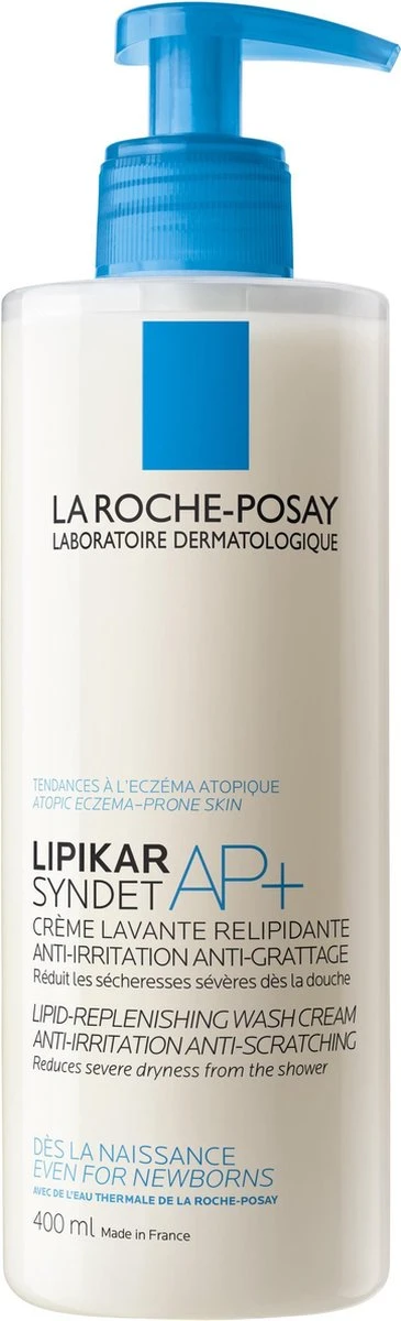 La Roche-Posay Lipikar Syndet AP+ Douchegel - 400ml - (zeer)droge Huid 3 La Roche-Posay Lipikar Syndet AP+ Douchegel - 400ml - (zeer)droge Huid