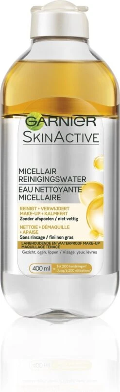 Garnier Face SkinActive Micellair Reinigingswater Waterproof Make-up - 6 X 400ml – Voordeelverpakking -Lichaamsverzorging Winkel 369x1200 3