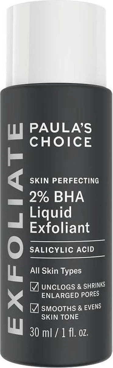 Paula's Choice SKIN PERFECTING 2% BHA Liquid Exfoliant - Gecombineerde & Vette Huid - Mini 30 Ml 3 Paula's Choice SKIN PERFECTING 2% BHA Liquid Exfoliant - Gecombineerde & Vette Huid - Mini 30 Ml