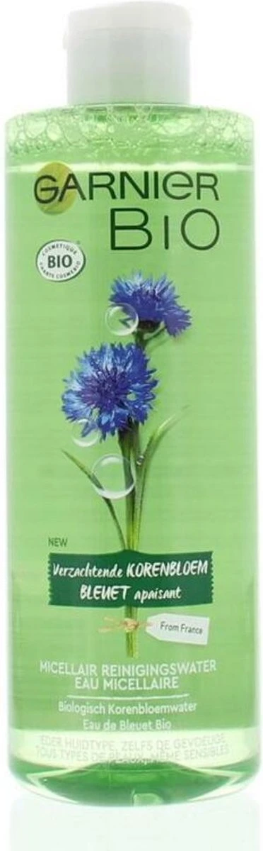 Garnier Bio Micellair Reinigingswater Met Verzachtende Korenbloem - 400 Ml 13 Garnier Bio Micellair Reinigingswater Met Verzachtende Korenbloem - 400 Ml - Afbeelding 11