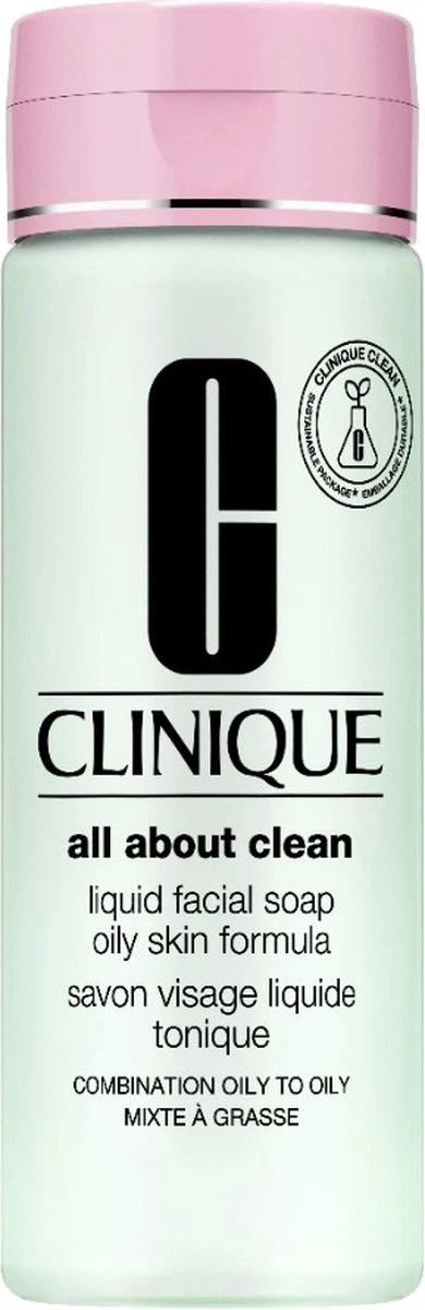Clinique Liquid Facial Soap Gezichtsreiniger Oily Combination - 200 Ml 3 Clinique Liquid Facial Soap Gezichtsreiniger Oily Combination - 200 Ml