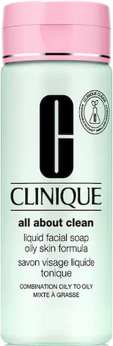 Clinique Liquid Facial Soap Gezichtsreiniger Oily Combination - 200 Ml 8 Clinique Liquid Facial Soap Gezichtsreiniger Oily Combination - 200 Ml - Afbeelding 6