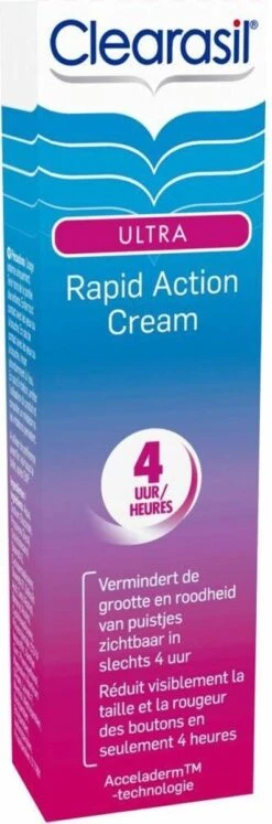Clearasil Ultra Rapid Action Cream Behandelingscreme - 15 Ml