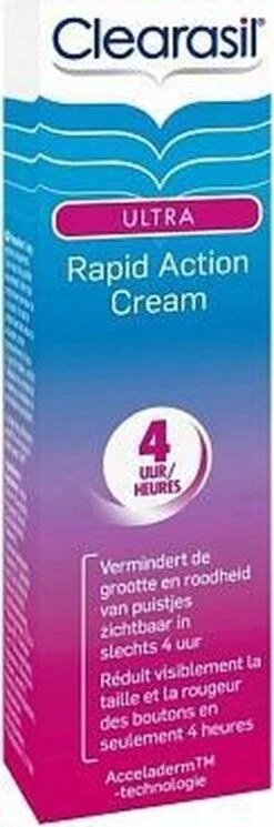 Clearasil Ultra Rapid Action Cream Behandelingscreme - 15 Ml 9 Clearasil Ultra Rapid Action Cream Behandelingscreme - 15 Ml -Lichaamsverzorging Winkel 398x1200