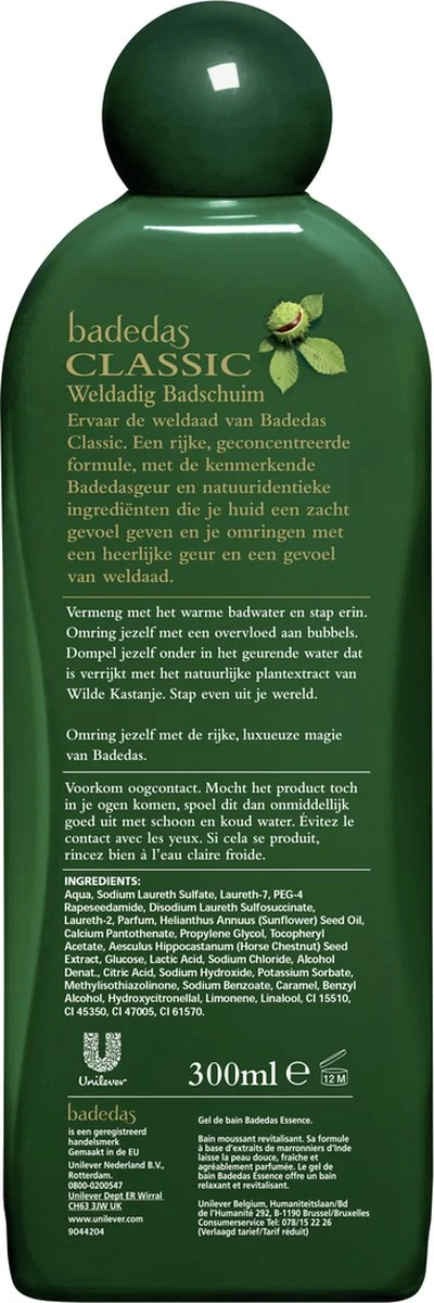 Badedas Classic Badschuim 4 X 300 Ml - Voordeelverpakking 6 Badedas Classic Badschuim 4 X 300 Ml - Voordeelverpakking - Afbeelding 4