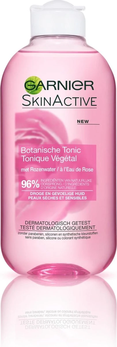 Garnier Skinactive Face Botanische Tonic Rozenwater - 3 X 200 Ml 8 Garnier Skinactive Face Botanische Tonic Rozenwater - 3 X 200 Ml - Afbeelding 6