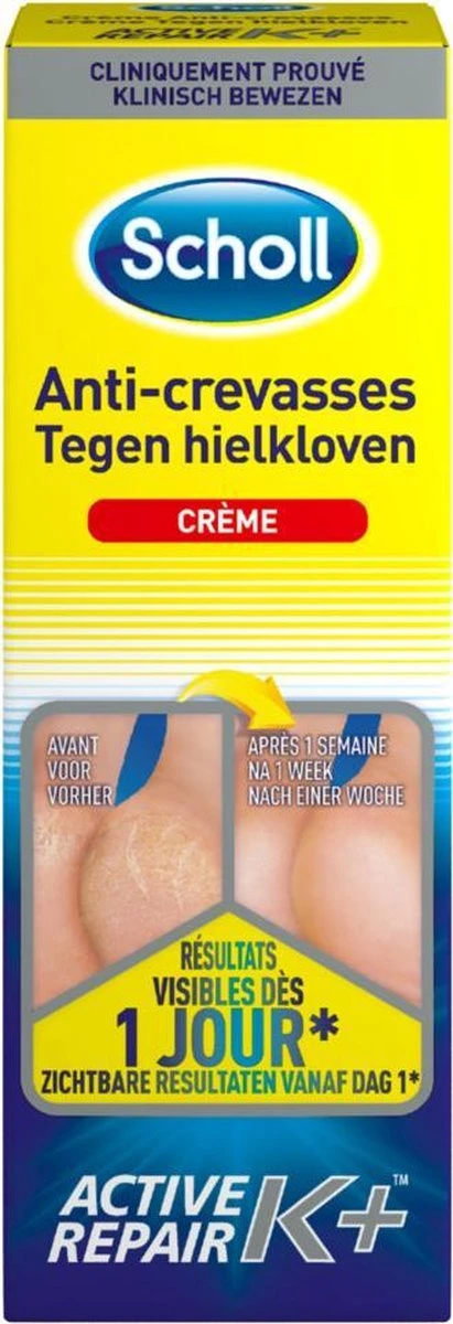 Scholl Klovenzalf - K+ Creme - Voor Hielkloven En Ruwe, Droge Huid 9 Scholl Klovenzalf - K+ Creme - Voor Hielkloven En Ruwe, Droge Huid - Afbeelding 7