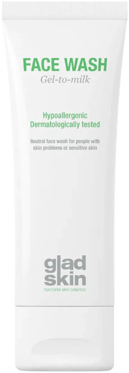 Gladskin Face Wash 75ml - Gevoelige Huid - Milde Gezichtsreiniging - Hydrateert - 100% Zeepvrij 5 Gladskin Face Wash 75ml - Gevoelige Huid - Milde Gezichtsreiniging - Hydrateert - 100% Zeepvrij - Afbeelding 3