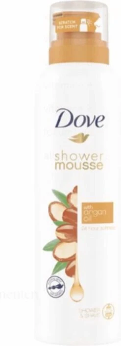 Dove Argan Oil Doucheschuim - 6 X 200ml - Voordeelverpakking -Lichaamsverzorging Winkel 420x1200