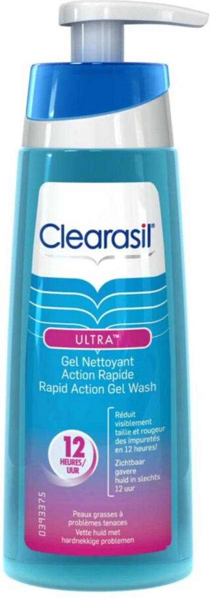 Clearasil - Ultra Rapid Action Scrub Wash - Reinigingsgel - 200 Ml 3 Clearasil - Ultra Rapid Action Scrub Wash - Reinigingsgel - 200 Ml