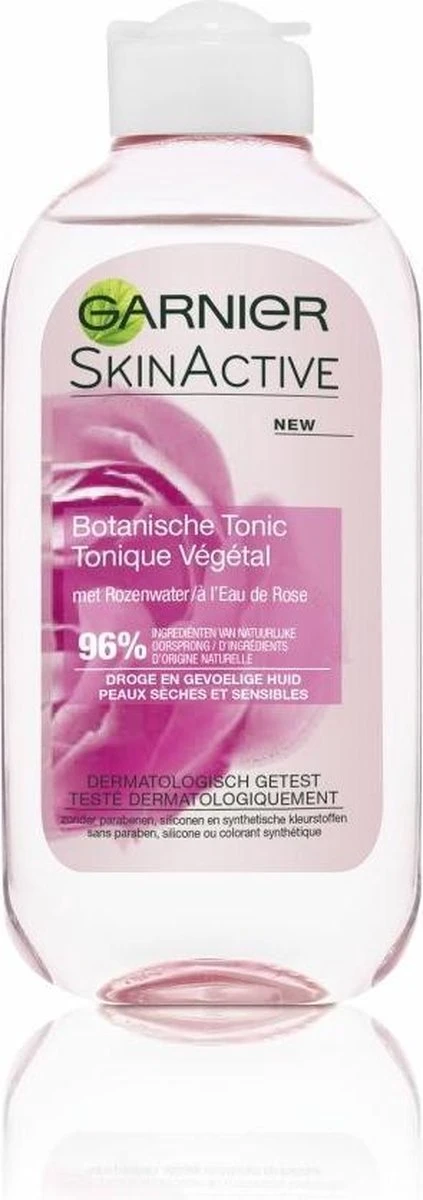 Garnier Skinactive Face Botanische Tonic Rozenwater - 3 X 200 Ml 3 Garnier Skinactive Face Botanische Tonic Rozenwater - 3 X 200 Ml