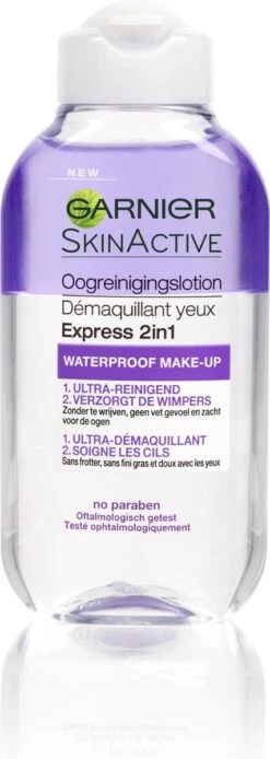 Garnier SkinActive 2in1 Oogmakeupreiniging - 6 X 125 Ml - Voordeelverpakking -Lichaamsverzorging Winkel 427x1200