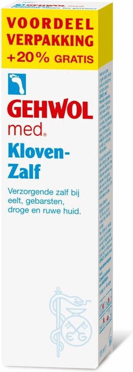Gehwol Klovenzalf - Tube 125ml Voordeelverpakking 3 Gehwol Klovenzalf - Tube 125ml Voordeelverpakking