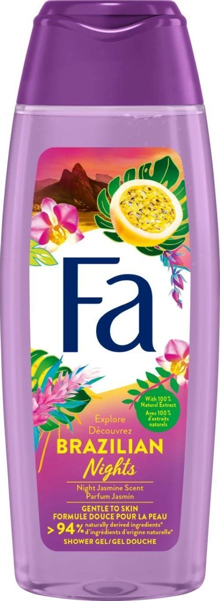 Fa Brazilian Nights Douchegel 6x 250ml - Grootverpakking 4 Fa Brazilian Nights Douchegel 6x 250ml - Grootverpakking - Afbeelding 2