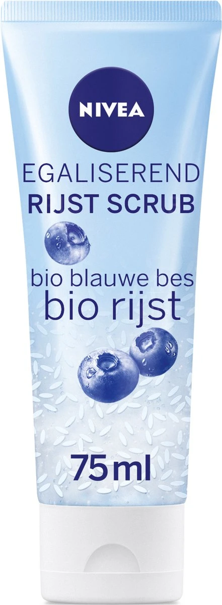 NIVEA Egaliserend Bio Rijst Scrub - Bio Blauwe Bes Normale Huid - 75ml 3 NIVEA Egaliserend Bio Rijst Scrub - Bio Blauwe Bes Normale Huid - 75ml