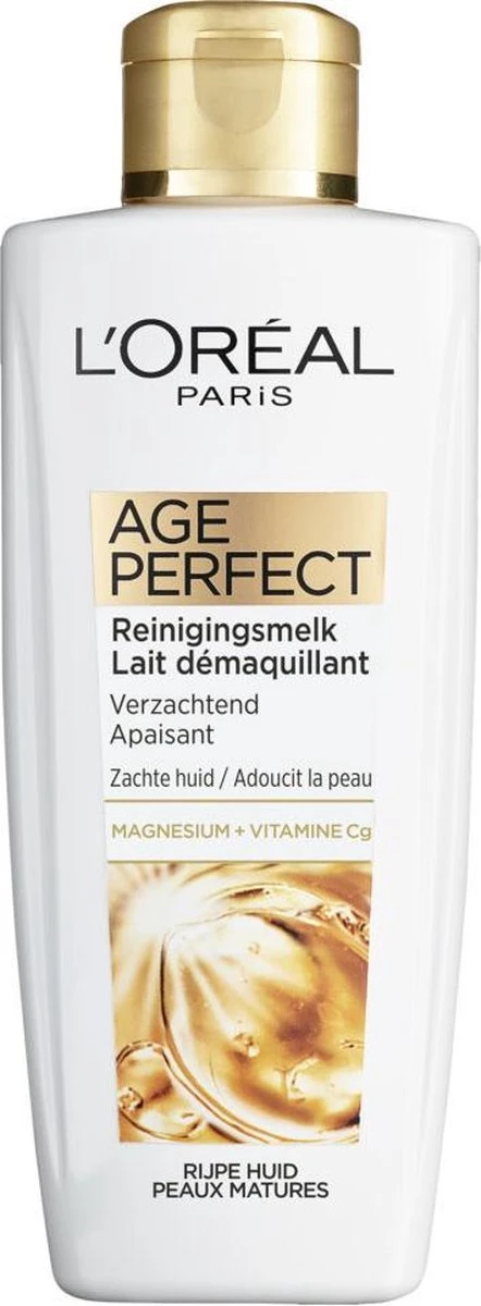L’Oréal Paris Age Perfect Reinigingsmelk - 200 Ml - Anti Rimpel 3 L’Oréal Paris Age Perfect Reinigingsmelk - 200 Ml - Anti Rimpel