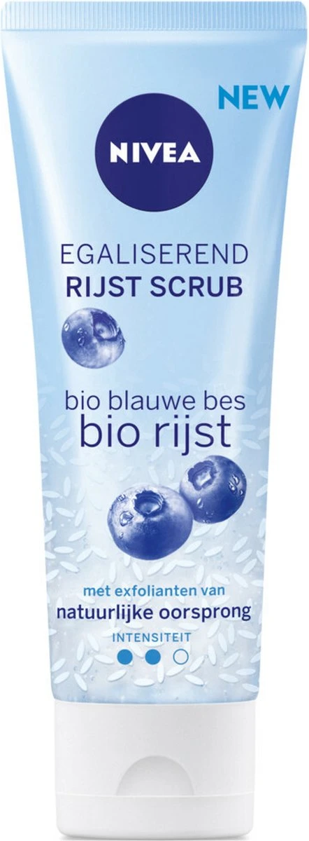 NIVEA Egaliserend Bio Rijst Scrub - Bio Blauwe Bes Normale Huid - 75ml 10 NIVEA Egaliserend Bio Rijst Scrub - Bio Blauwe Bes Normale Huid - 75ml - Afbeelding 8