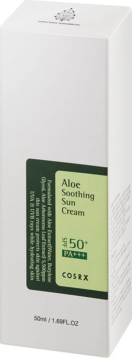 COSRX Aloe Soothing Sun Cream SPF50+ PA+++ 50 Ml 4 COSRX Aloe Soothing Sun Cream SPF50+ PA+++ 50 Ml - Afbeelding 2