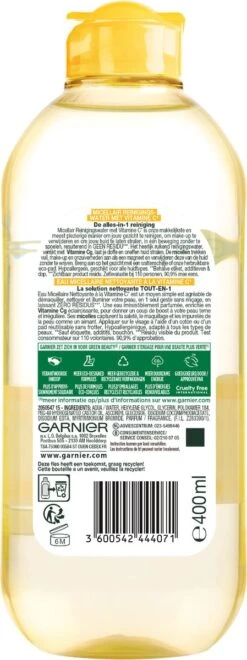 Garnier SkinActive Micellair Water Vitamine C* - Reinigingswater Voor Het Gezicht - 400ml -Lichaamsverzorging Winkel 449x1200 3
