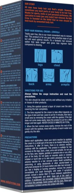 NO HAIR CREW - Ontharingscreme Mannen - Lichaam - Men - Ontharing Mannen -Lichaamsverzorging Winkel 460x1200 4