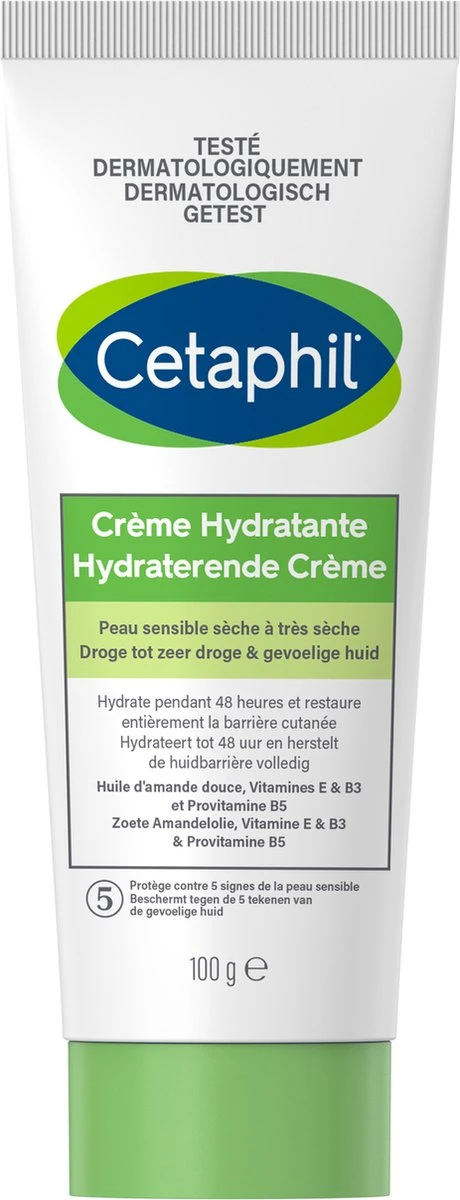 Cetaphil Hydraterende Crème 100gr 3 Cetaphil Hydraterende Crème 100gr