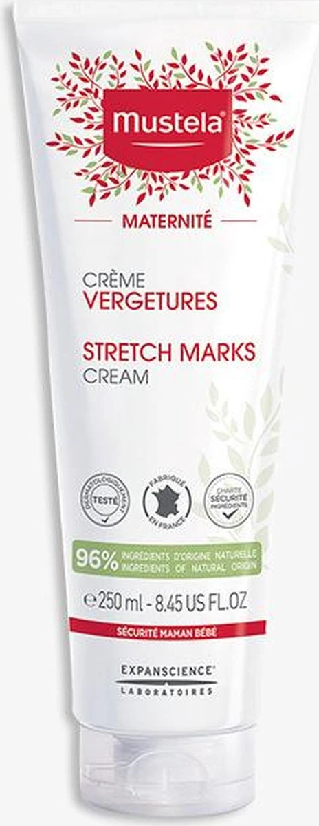 Mustela MATERNITÉ Stretch Marks Prevention Cream 250 Ml 4 Mustela MATERNITÉ Stretch Marks Prevention Cream 250 Ml - Afbeelding 2