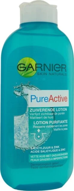 Garnier Skinactive Face Skin Naturals Pure Active - 3 X 200ml - Reinigingslotion 12 Garnier Skinactive Face Skin Naturals Pure Active - 3 X 200ml - Reinigingslotion -Lichaamsverzorging Winkel 465x1200 5