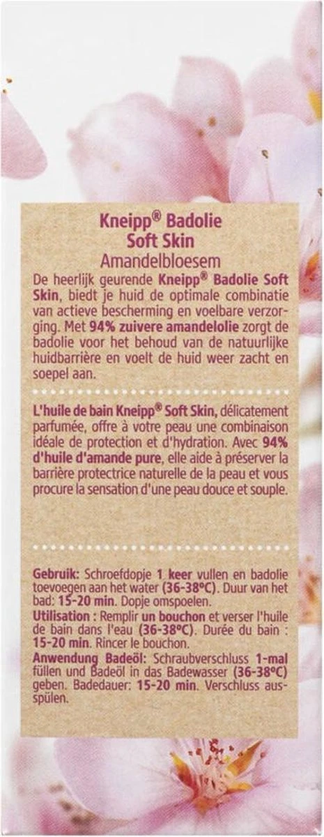 Kneipp Soft Skin - Badolie 9 Kneipp Soft Skin - Badolie - Afbeelding 7
