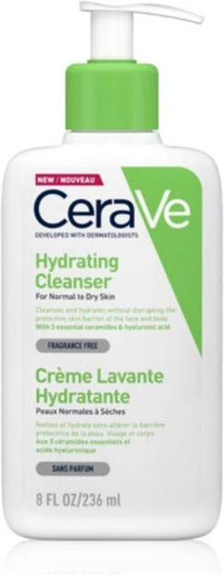 CeraVe - Hydrating Cleanser - Reinigingsmelk - Normale Tot Droge Huid - 473 Ml -Lichaamsverzorging Winkel 468x1200 1