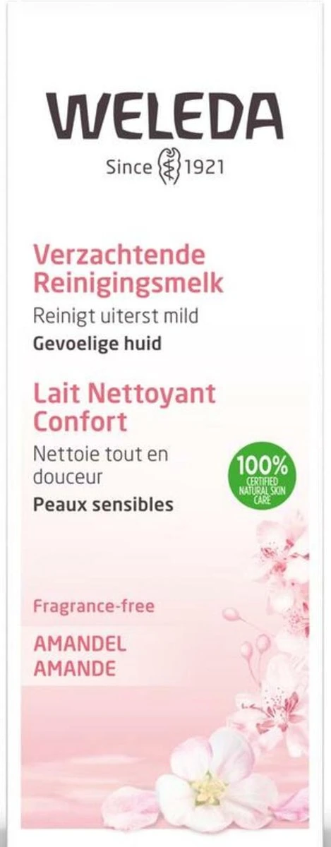Weleda Amandel Verzachtende Reinigingsmelk 4 Weleda Amandel Verzachtende Reinigingsmelk - Afbeelding 2