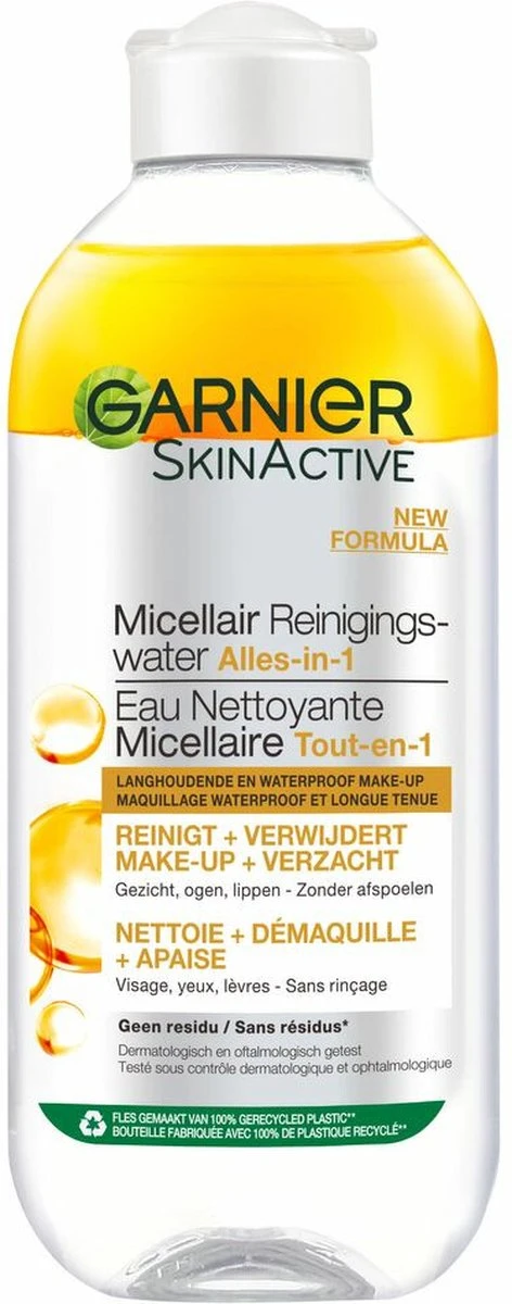 Garnier SkinActive Micellair Reinigingswater - 3 X 400 Ml - Voordeelverpakking 14 Garnier SkinActive Micellair Reinigingswater - 3 X 400 Ml - Voordeelverpakking - Afbeelding 12