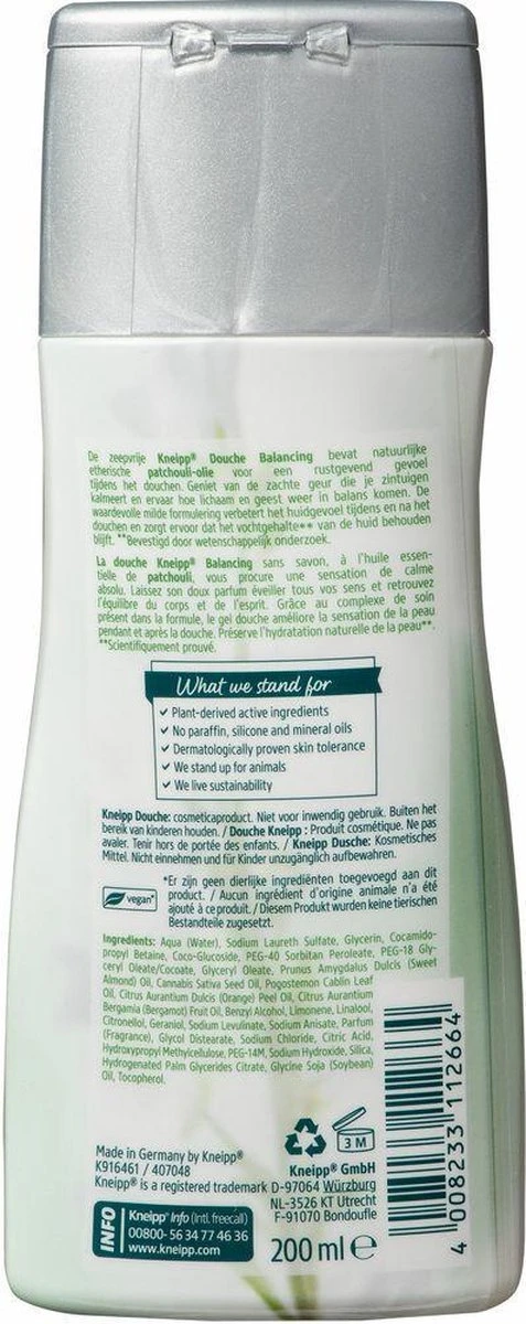 Kneipp Balancing - Douchegel 4 Kneipp Balancing - Douchegel - Afbeelding 2