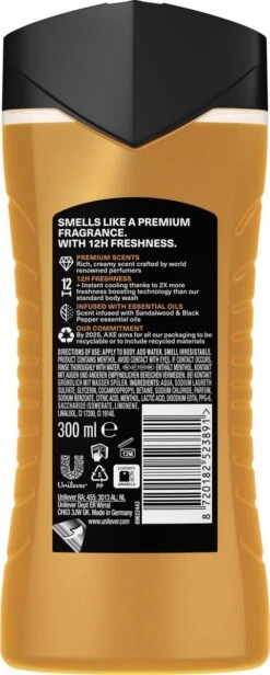 AXE Fine Fragrance Collection Copper Santal Douchegel - 6 X 300 Ml - Voordeelverpakking -Lichaamsverzorging Winkel 481x1200 3