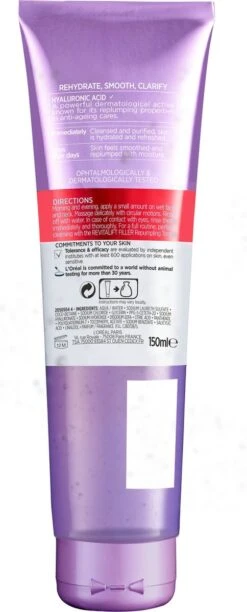 L'Oréal Paris Revitalift Volumegevende Reinigingsgel - Gezichtsreiniger Met Hyaluronzuur - 150 Ml -Lichaamsverzorging Winkel 484x1200 1