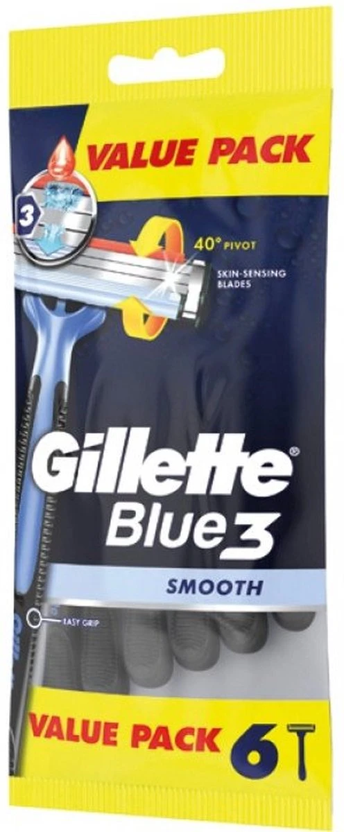 Gillette® Gillette Blue3 Smooth 4+2 Stuks 12 Gillette® Gillette Blue3 Smooth 4+2 Stuks - Afbeelding 10