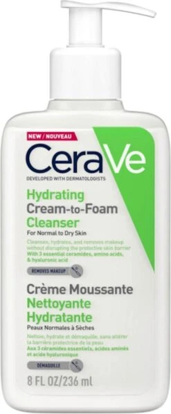 CeraVe Hydrating Cream To Foam 236 Ml -Lichaamsverzorging Winkel 497x1200 2