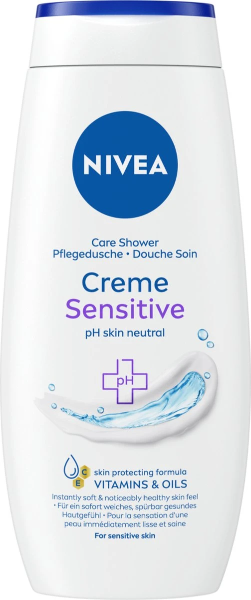 NIVEA Douche Crème Sensitive - 250 Ml - Douchecrème - 6 St - Voordeelverpakking 5 NIVEA Douche Crème Sensitive - 250 Ml - Douchecrème - 6 St - Voordeelverpakking - Afbeelding 3