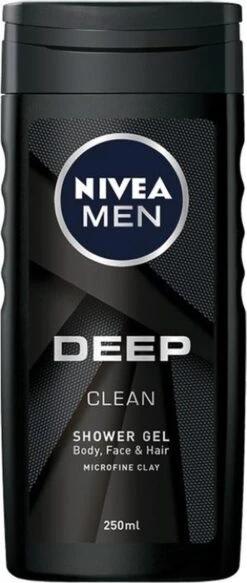 NIVEA MEN DEEP Clean Shower Gel - 6 X 250 Ml - Voordeelverpakking - Douchegel -Lichaamsverzorging Winkel 508x1200 5