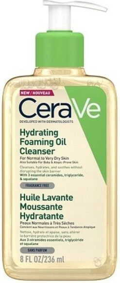 CeraVe - Hydrating Foaming Oil Cleanser - Voor Normale Tot Droge Huid - 473ml -Lichaamsverzorging Winkel 510x1200 6