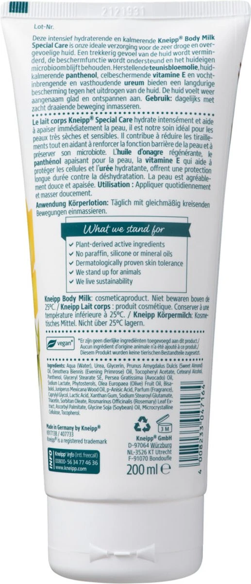 Kneipp Special Care - Body Lotion 10 Kneipp Special Care - Body Lotion - Afbeelding 8
