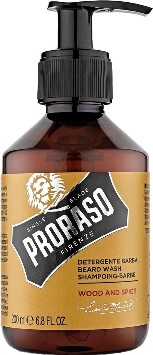 Proraso Beard Wash Wood And Spice 200ml 10 Proraso Beard Wash Wood And Spice 200ml - Afbeelding 8