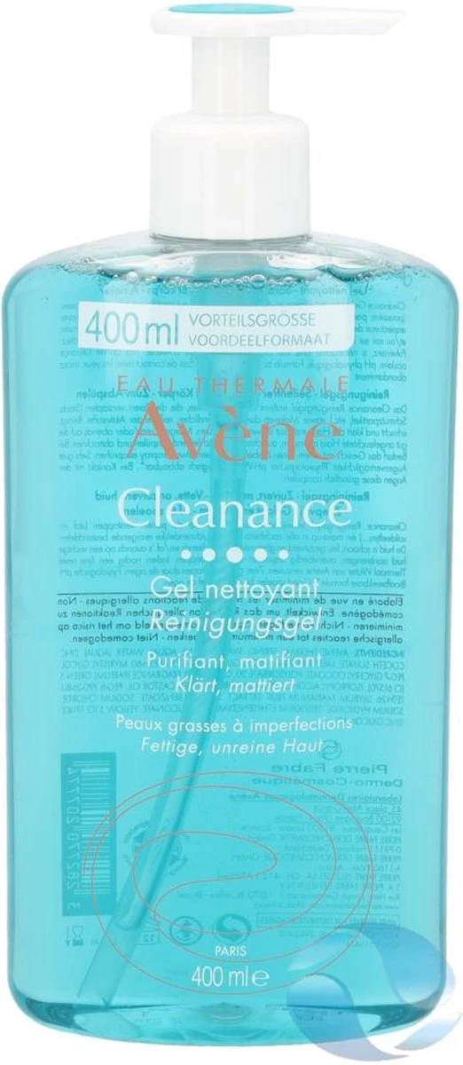 Avène Cleanance Reinigingsgel 400ml 4 Avène Cleanance Reinigingsgel 400ml - Afbeelding 2