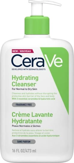 CeraVe - Hydrating Cleanser - Reinigingsmelk - Normale Tot Droge Huid - 473 Ml